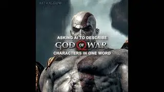 Asking AI to describe God of War characters in one word Pt. 3┃God of War [4K] #shorts