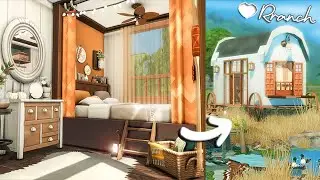 🦄🤍Llama Ranch 50x40 | No CC | Stop Motion Build | Sims 4 + Cottage Living