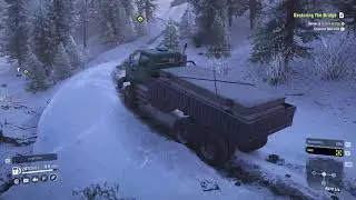SnowRunner (No Commentary) Restoring the bridge