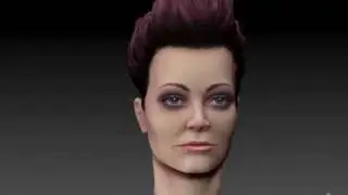 female head - punk