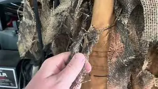 How I made a Ghillie  suit cheap for hunting (diy Ghillie suit)