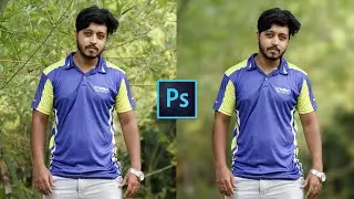 How to Blur Photo Background in Photoshop - Photoshop Tutorial
