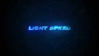 Light Speed Logo | After Effects Template
