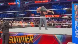 Brock Lesnar F5 John Cena at Summerslam 2021 