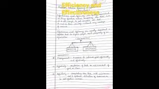 Efficiency and Effectiveness   in management ||#hr