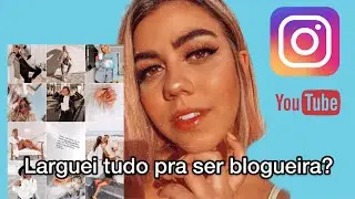 LARGUEI TUDO PRA SER BLOGUEIRA?? | @gi_schwanke