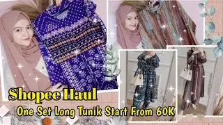 Shopee Haul One Set - Long Tunik Start From 60K