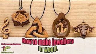 How to make jewellery in wood.