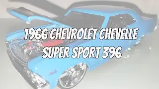 1966 CHEVROLET CHEVELLE SS 396 | 1:24 DIECAST MODEL CAR  BY MAISTO