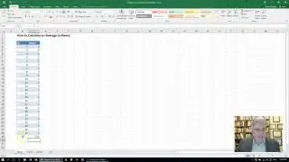 How to Calculate an Average (Mean) on Excel 2016 for Windows