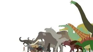 prehistoric animals & dinosaurs | size comparison
