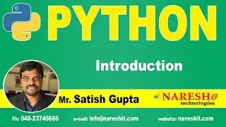 Python Introduction | Python Tutorial for Beginners | Mr. Satish Gupta
