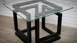 Cool coffee table. Infinite cube.