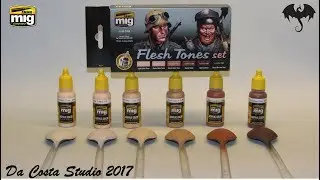 Ammo by Mig Jimenez - Flesh Tones Set - Review By Da Costa