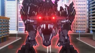 Rex vs Spinosaurus type Zoid - Miracle 1080p