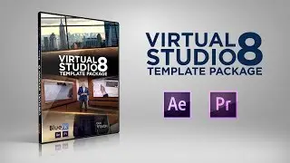 After Effects & Premiere Pro Template Virtual Studio 8 | Bluefx