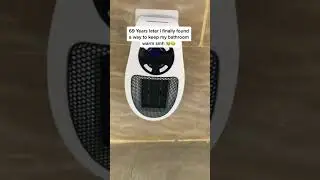 Checkout this mini bathroom heater!