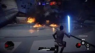 Глитч с рывком у Рэй в STAR WARS™ Battlefront™ II