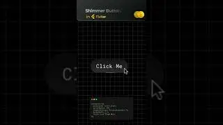 Shimmer button in flutter