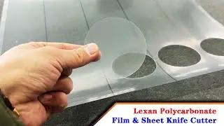 0.5mm, 1mm, 2mm Lexan Polycarbonate Film & Sheet Knife Cutter Machine