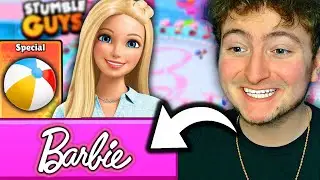NEW *VOLLEYBALL*  EMOTE & BARBIE MAP in Stumble Guys