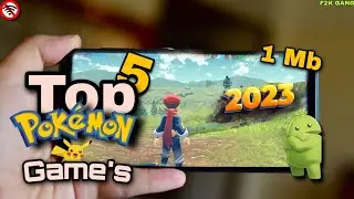 Top 5 Pokemon Games For Android Mobile In 2023 | 5 Best (Offline/Online) Pokemon Games 