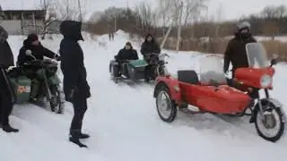 Январская покатушка на мотоциклах