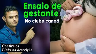 Fiz um ensaio de gestante com a luz que eu sempre quis
