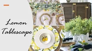 Green & Yellow Summer Brunch Table Decor | Brunch Tablescape