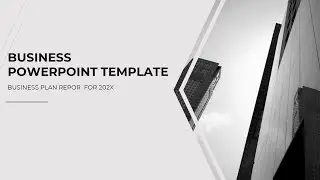 Free Business Report PowerPoint Template 04
