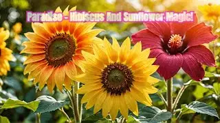 Paradise Found: Sunflowers & Hibiscus Unveiled