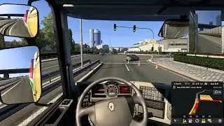 High speed truck driving and drifting in curves || ETS2