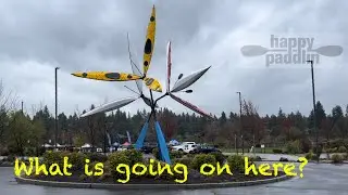 The story behind Kayak Roundabout “Yakaya” Sculpture in Bend Oregon