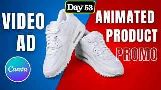 Creative Shoes Product promo in Canva | Animated Shoes Product slideshow | Video Ad in Canva |
