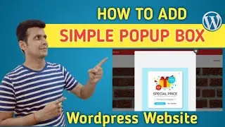 How to create a popup in WordPress Website
