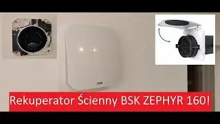 Rekuperator Ścienny BSK ZEPHYR 160 #rekuperator #Zephyr160 #wentylacja