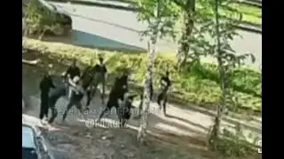 Подростки в масках избили мигрантов!