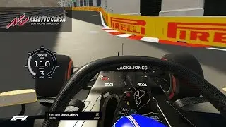 Assetto Corsa F1 2019 Grosjean Onboard Baku