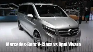 Mercedes-Benz V-Class 2015 vs Opel Vivaro 2015