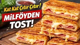 Milföyden Tost Mu Olur Demeyin ‼️Milföy Tost Tarifi 💯