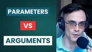 Parameters vs Arguments (coding concepts explained!)