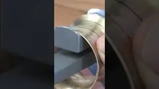 Making a Concave Cuff with Hammers #Shorts