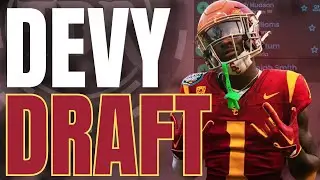 5-Round Devy Draft (Player Spotlights/Strategy!) | Dynasty Fantasy Football 2024