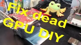 fix dead gpu - how to repair graphics card. DIY
