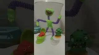 Huggy Wuggy and angry birds Dans for skibidi toilet