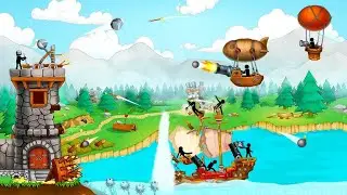 The Catapult: Stickman Pirates - Android Gameplay [HD]