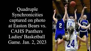 Multiple Quantum Field Synchronicities captured in photo at Easton, Maine basketball game