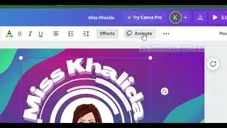 How to Create a Youtube animated intro canva tutorial ||  Canva tutorial in Hindi/Urdu 2022