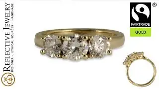Three Generations of Diamonds! Custom Ring with Fairtrade Gold