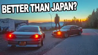 Midnight Touge Drifts up a mountain..